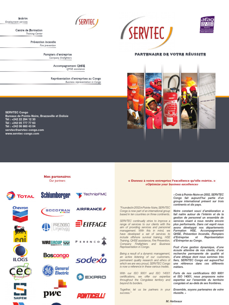 Services et Formation SERVTEC Congo | PDF | Affaires