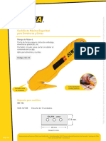 Cuchillo de Máxima Seguridad para Envolturas y Cintas