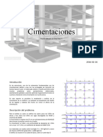 Reporte 6 - Cimentaciones