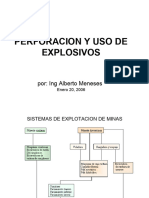 Perforacion y Uso de Explosivos