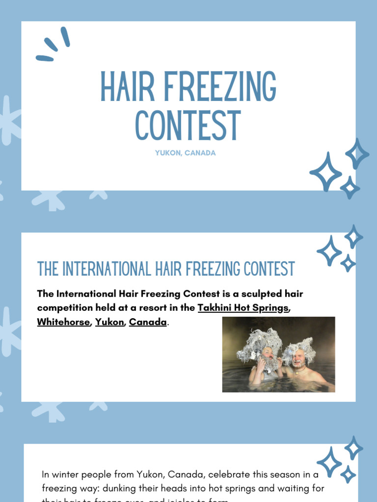The International Hair Freezing Contest PDF