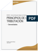 Principios y Generalidades Tributacion 2022