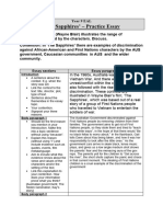 Practice Essay Format