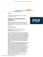 Folha de S.Paulo - Vontade e Corrosão Na Poesia de Drummond - 25 - 02 - 2001