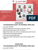 BRIN - Sosialisasi Audit TIK Internal SPBE 25022022