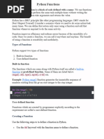 Python Functions