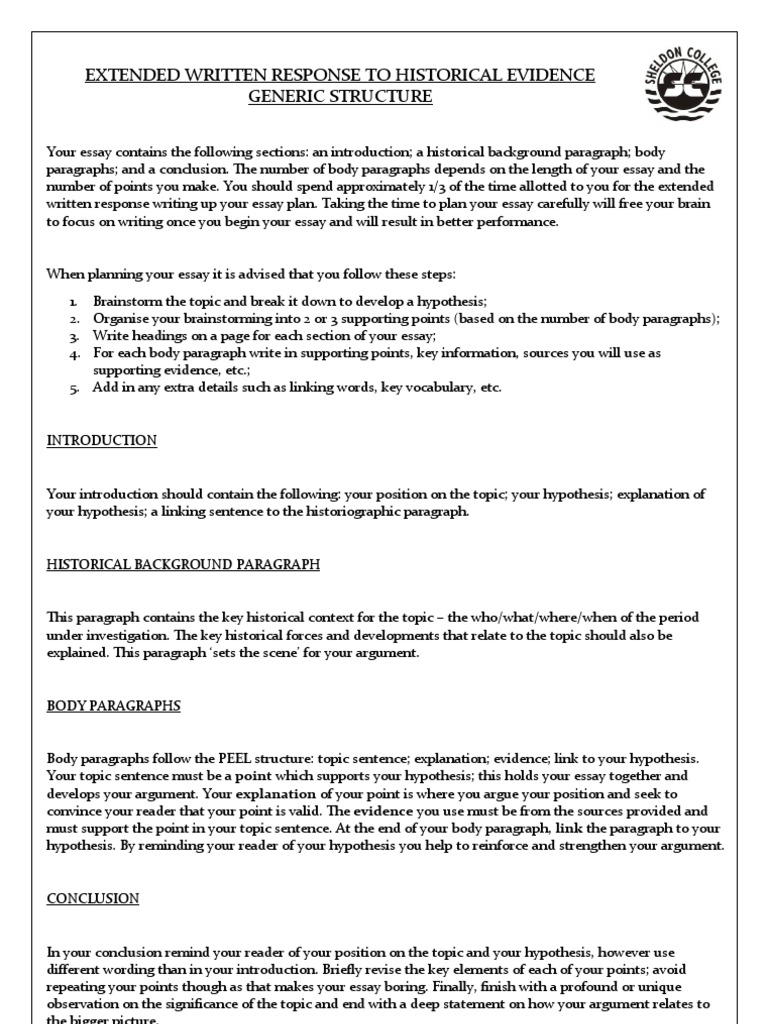 Discuss three differences between restricted-response and extended-response essay questions image