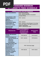 Attorney Fees and Acceptance Costs in Philippines | PDF | Attorney's ...