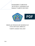 Program Kerja S-1 Kesmas Tahun 2021-2022