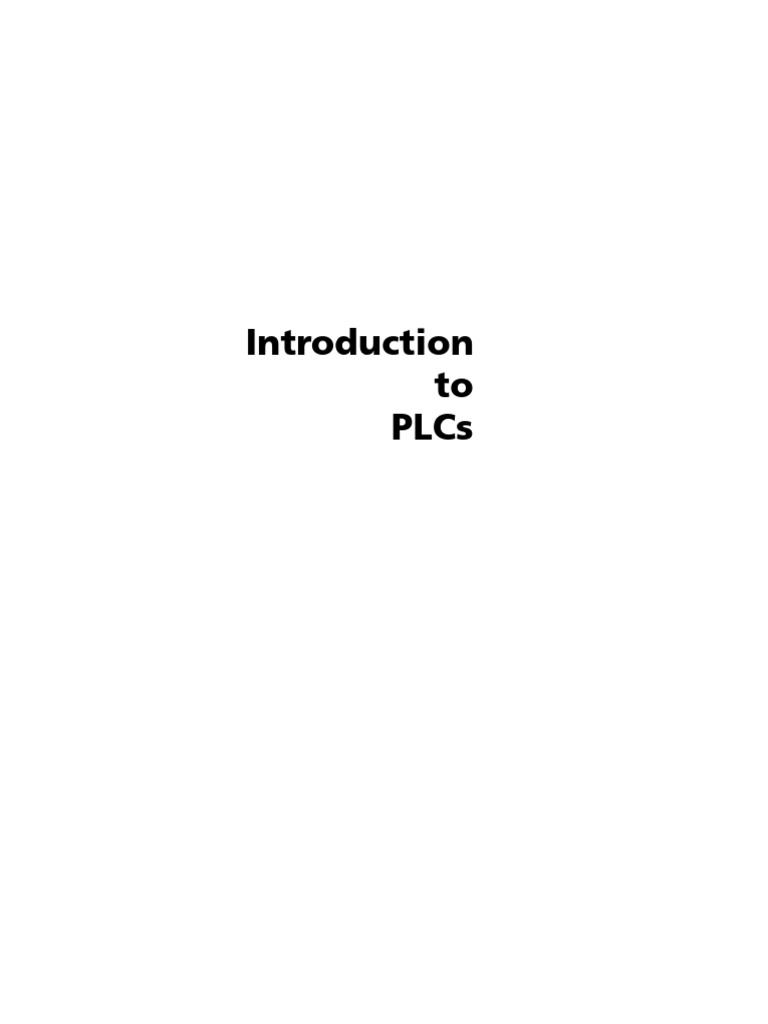 To Plcs PDF Programmable Logic Controller Logic Gate