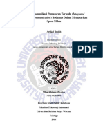 T1 - Strategi Komunikasi Pemasaran - Full Text