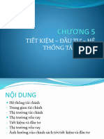 Chương 5 Tiet Kiem, Dau Tu Va He Thong Tai Chinh - New