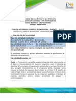 Guía de actividades y rúbrica de evaluación - Unidad 3 – Reto 5 - Distribución espacial, temporal del componente vegetal y animal 