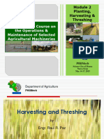 Harvesting & Threshing Module