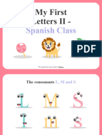 My First Letters II Spanish Class