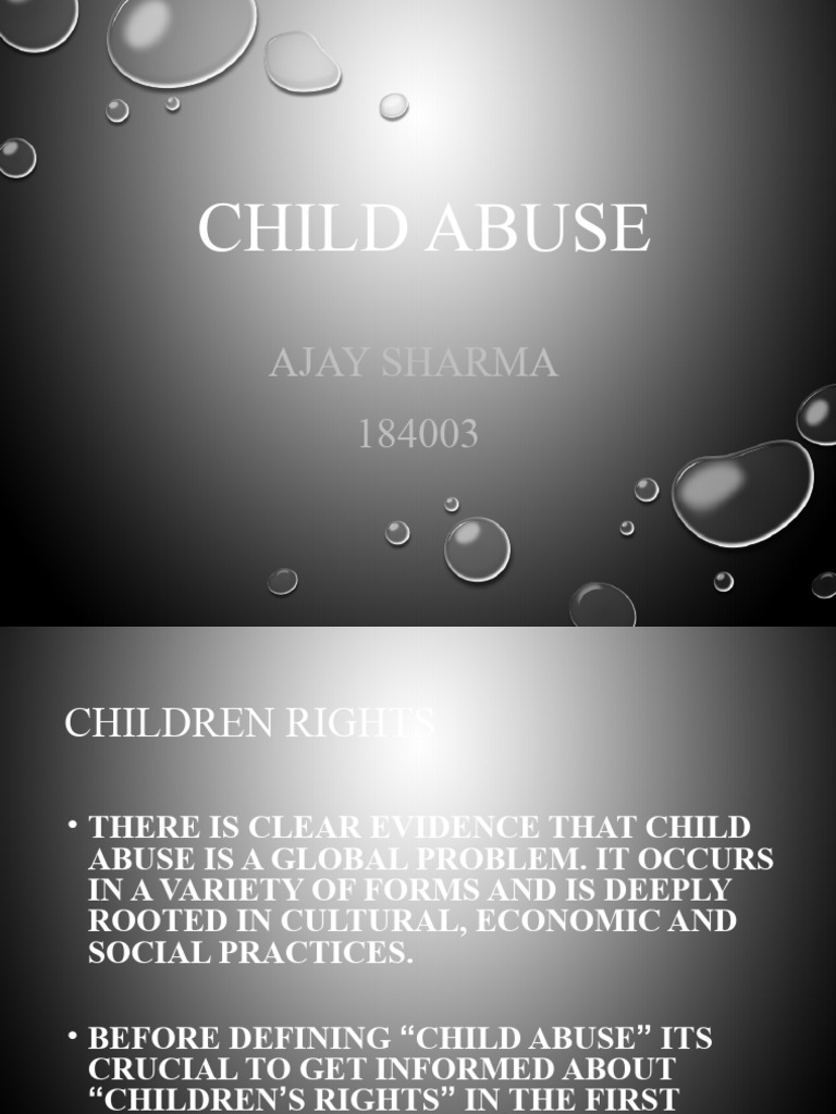 Understanding Child Abuse and Rights | PDF | Wellness