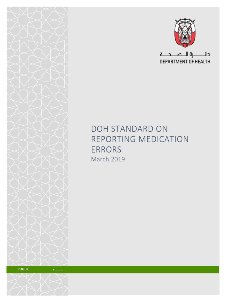 Medication error pdf health care medical error
