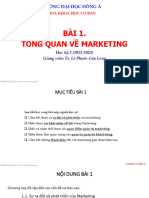 Lecture 2 - Tong Quan Ve Marketing, 2022-2023