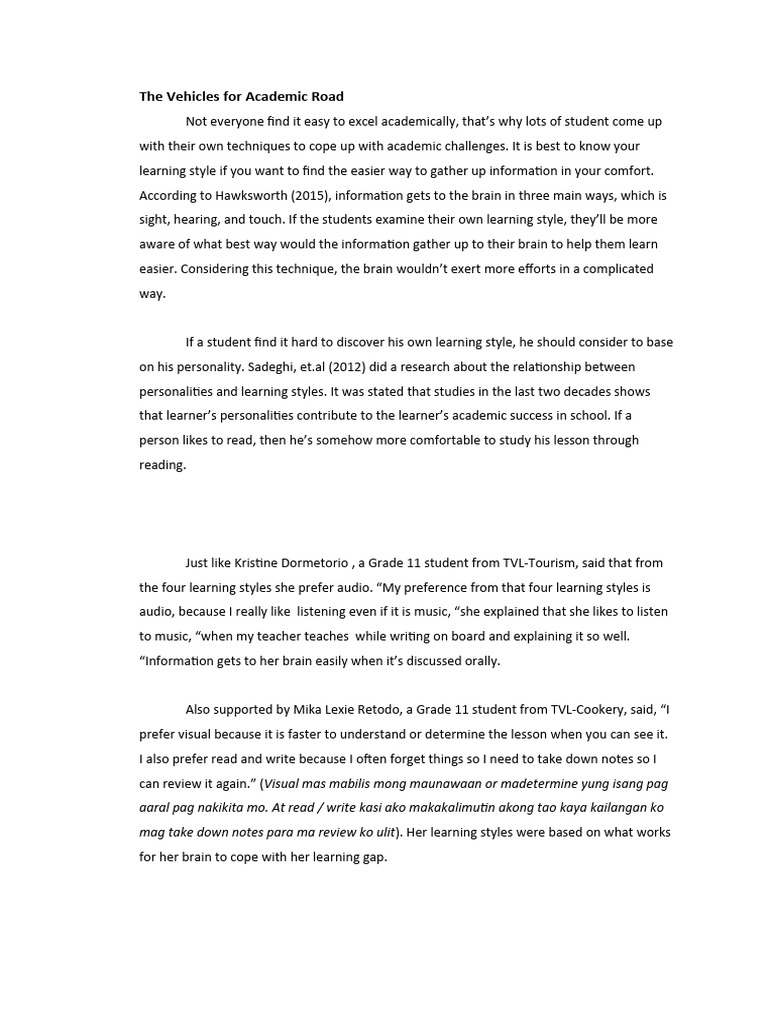 LEARNING STYLE DEFINITION PDF visual data 6