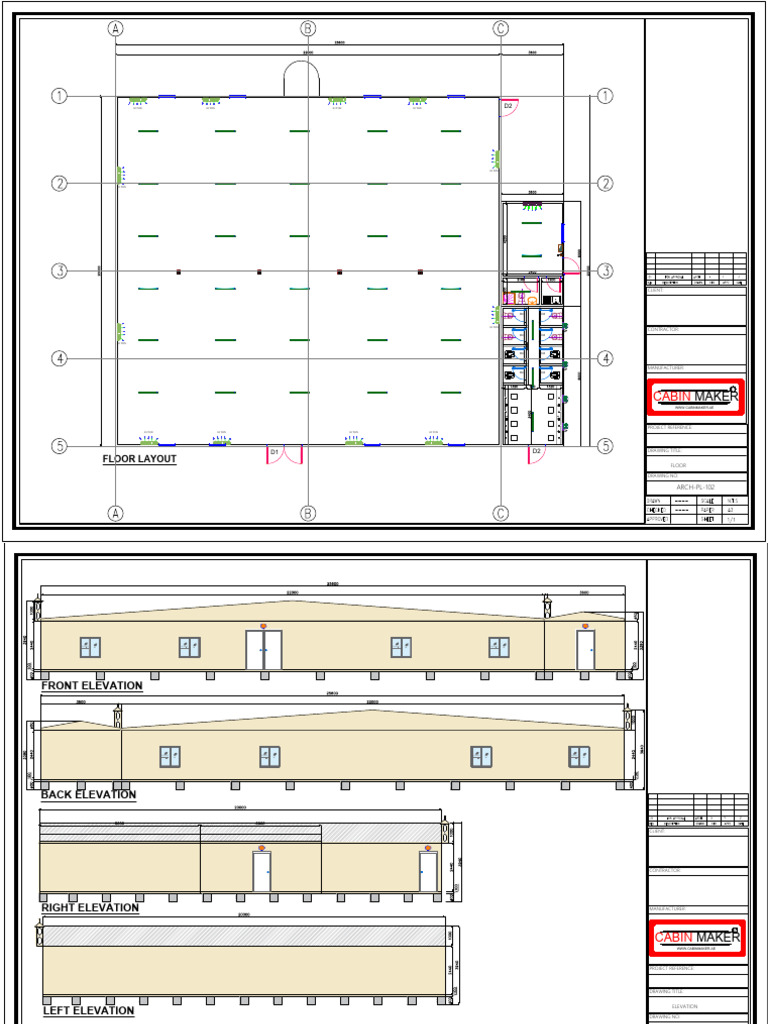 Mosque Floor and Elevation Plans | PDF