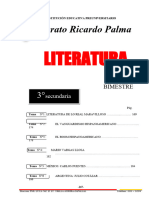 A-LITERATURA - 3ºaño - III Bimestre - 2023K