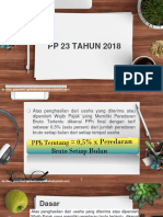 10 PP 23 Tahun 2018