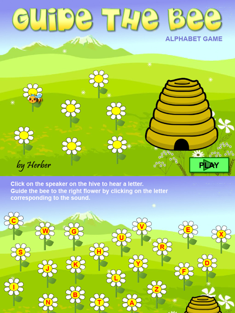Guide The Bee PPT Fun Activities Games Games 55733 | PDF