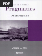 PDF Jacob Mey Pragmatics An Introduction Compress