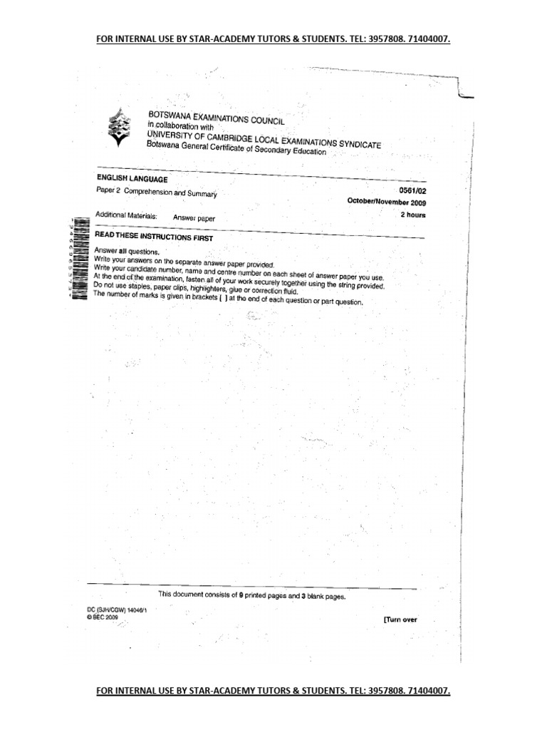 BGCSE English Paper 2 Resources | PDF | Technology & Engineering