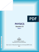 SCERT Kerala State Syllabus 9th Standard Physics Textbooks English Medium Part 1