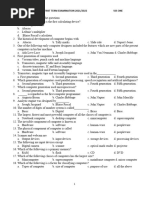 Data Processing SS 1 Exam First Term 2021