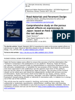 Comprehensive Study On The Porous Asphalt Effects On Expressways in Japan - Based On Field Data Analysis in The Last Decade