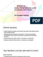 p4 Perumusan Penerimaan Dan Penolakan Hipotesa