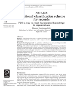Functional Classification Scheme