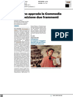 A Urbino Approda La Commedia. Esposti Due Frammenti - Il Resto Del Carlino Del 26 Ottobre 2023