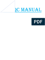 QA - QC Manual