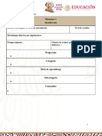 Plantilla para Secuencia Didáctica