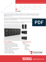 CKP-Series CAN Bus Customizable Keypad - LIN-CAN - Switches