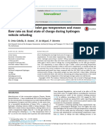 Effect of Precooled Inlet Gas Temperatu... Arge During Hydrogen Vehicle Refueling