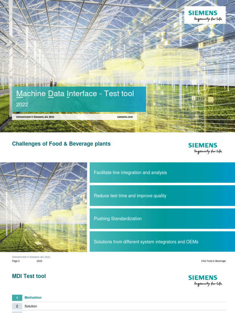 Machine Data Interface (MDI) Testtool Extended PDF Programmable