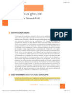 Guide Pratique Focus Groups
