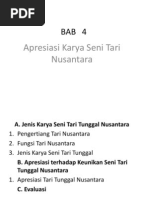 Download BAB 4 Apresiasi Karya Seni Tari Nusantara by bembengthio SN68046047 doc pdf