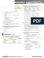 Prepare 5 Vocabulary Standard Unit 16