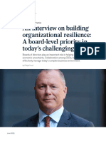 An Interview On Building Organizational Resilience