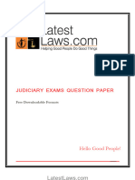 Delhi Judicial Service Mains Exam 20081