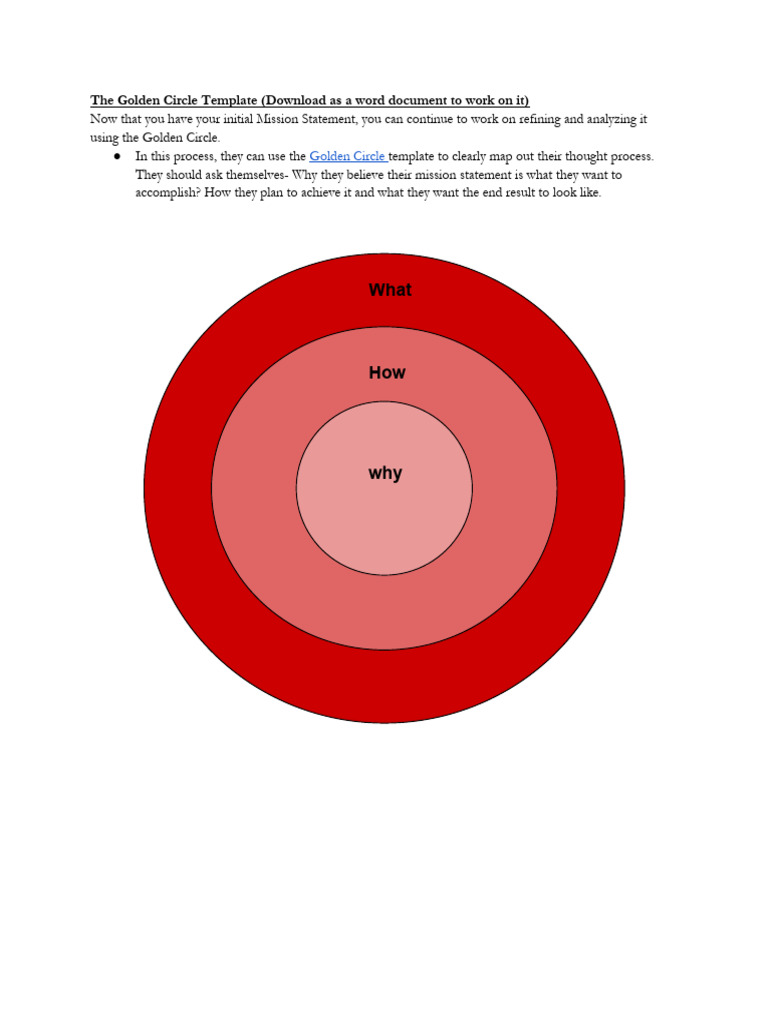 Golden Cirlce Template PDF