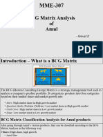 P3 - BCG Matrix Analysis of Amul