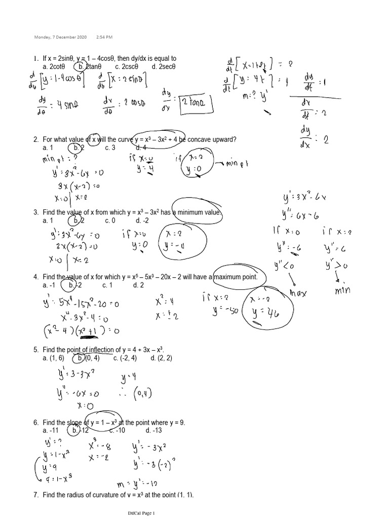 Dif Cal | PDF | Area | Triangle