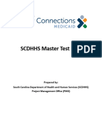 SCDHHS - Master Test Plan