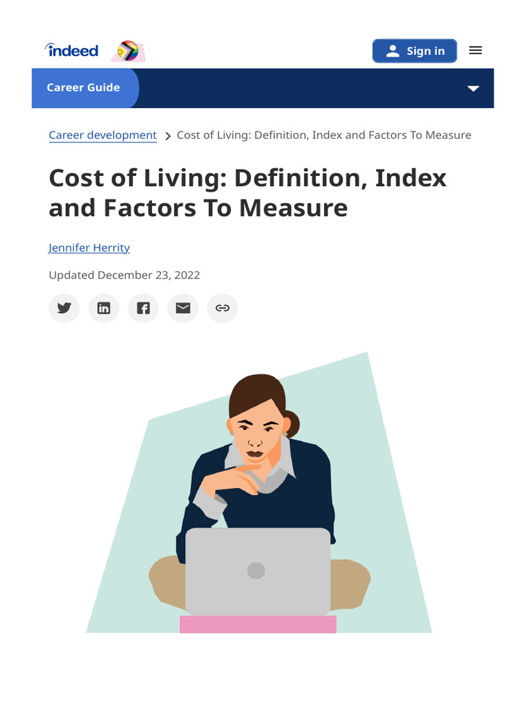 Cost of Living Definition, Index and Factors To Measure PDF Cost